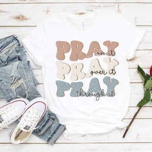 Pray on it Shirt, Bible Shirts, Christian Faith Tshirts, Bible Quotes, Have Faith, Faith of a Mustard Seed, Motivational Shirts, God is Real