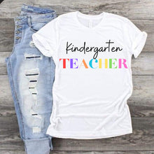 Back to School Teacher Shirt, Kindergarten Teacher Shirt, Teacher Crew, Kindergarten Graduation, First Day of Kindergarten, Teacher Gifts