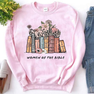 Women of the Bible Woman of God Shirt Christian shirts Christian Sweatshirts Jesus Shirt Faith Pray Jesus Christians Church Shirt Lady Choir