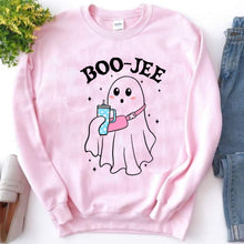 Halloween Ghost Sweatshirt, Boo Jee Shirt, Boo Shirt, Spooky Ghost Hoodie, Spooky Season Ghost Sweater, Spooky Vibes Shirt, Halloween Gifts