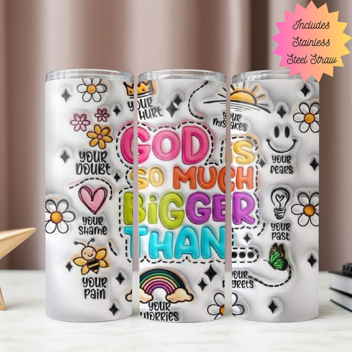 Daily Affirmations Tumbler, Christian Tumblers, Faith Gifts, God Lover Coffee Mug, Butterly Tumblers, Jesus Tumblers, Bible Verse Tumbler