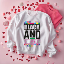 Black and Educated Shirt, Black Girl Magic, Black Queen Shirt, African American Sweatshirt, Black History Month Shirt, Black Educator