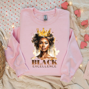 Black Excellence Shirt, Black Girl Magic, Black Queen Shirt, African American Sweatshirt, Black History Month Shirt, Proud to be Black