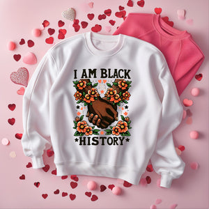 I am Black History Shirt, Black Girl Magic, Black Queen Shirt, African American Sweatshirt, Black History Month Shirt,Black excellence