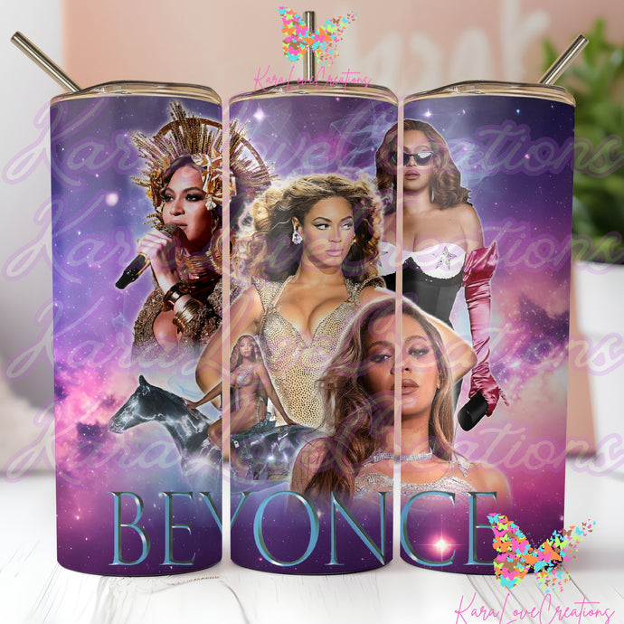 Galaxy Beyonce Tumbler, Beyonce Fan Gift, Beyhive, Renaissance tour, Beyonce Cup