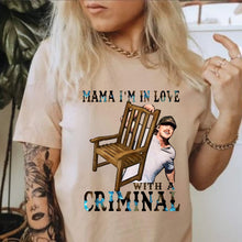 Mama I'm in love with a Criminal Wallen Shirt,Morgan Wallen Mugshot Leave Them Broadway Chairs Alone, Wallen Tour Shirt,Country Music Shirt